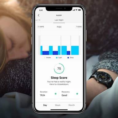Withings Move ECG analog klokke 38 mm (sort)