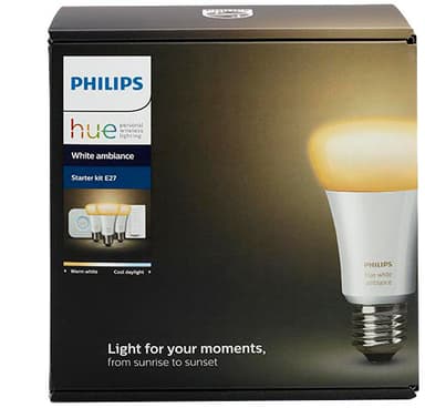 Philips Hue White ambiance startsett E27