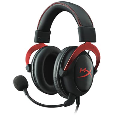 HyperX Cloud II gaming hodetelefoner (sort/rød)