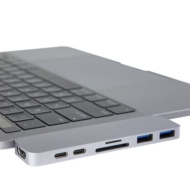Hyperdrive USB-C TB multi-adapter for MacBook Pro (grå)
