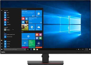 Lenovo ThinkVision T32h-20 31,5" skjerm (sort)