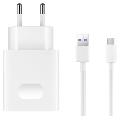 Huawei SuperCharger USB Type-C vegglader (hvit)