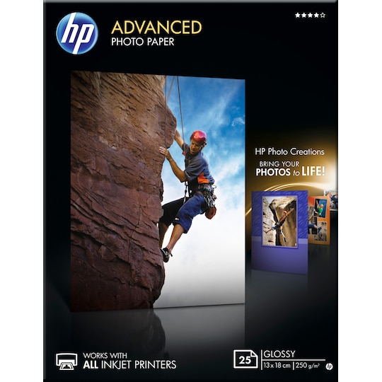 HP Advanced fotopapir Glossy 13x18cm