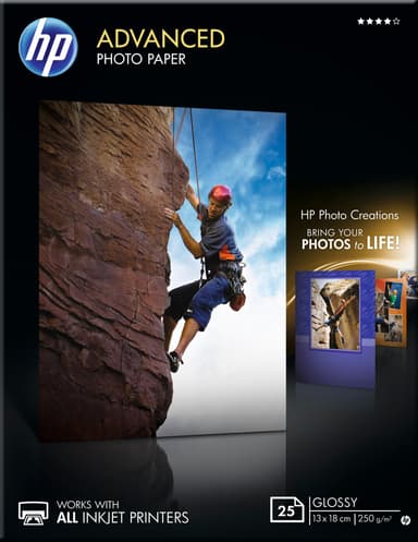 HP Advanced fotopapir Glossy 13x18cm