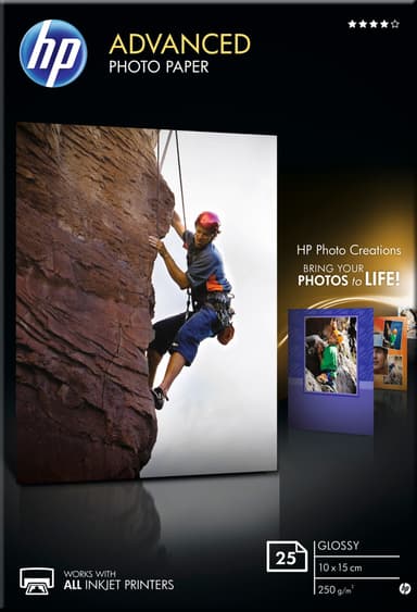 HP Advanced fotopapir Glossy 10x15cm
