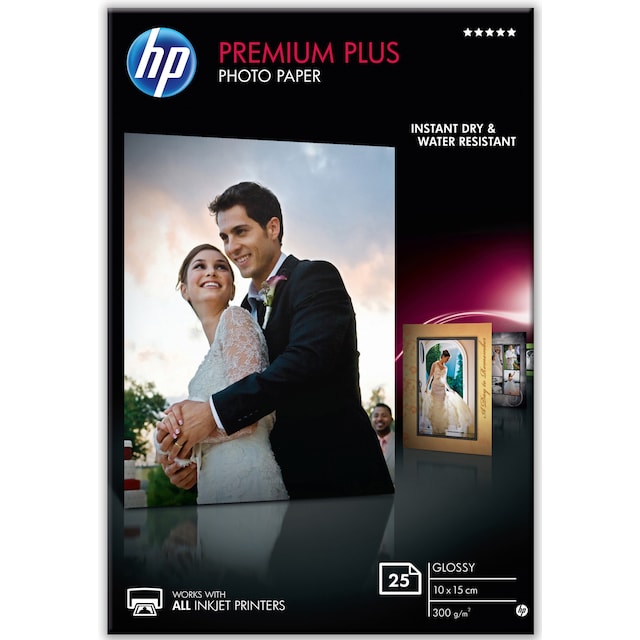 HP fotopapir Premium Plus 25 stk