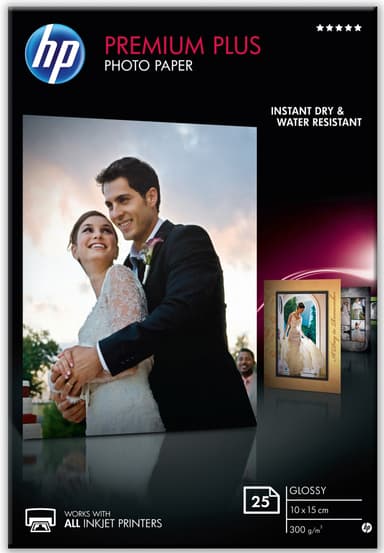 HP fotopapir Premium Plus 25 stk