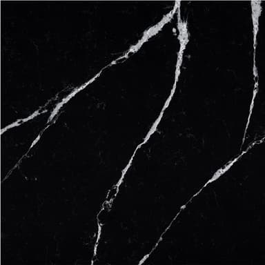 Cosentino Eternal Marquina benkeplate i kvarts 40 mm (sort)