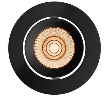 Alfa reflektor Downlight Warmdim 10W matt sort