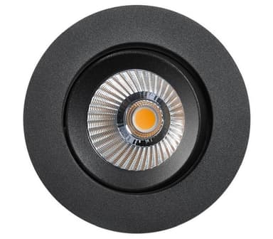 Alfa reflektor 360-tilt Downlight  8W matt sort