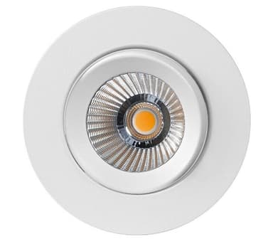 Alfa reflektor 360-tilt Downlight 8W matt hvit