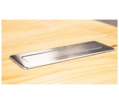Pop-up desk 3 stikk 2xUSB (A+C) 3A 1,5m