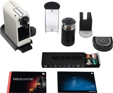 NESPRESSO® CitiZ & Milk kaffemaskin fra DeLonghi, Hvit