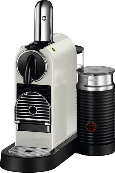 NESPRESSO® CitiZ & Milk kaffemaskin fra DeLonghi, Hvit