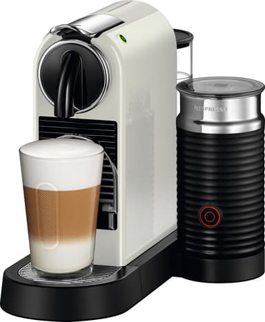 NESPRESSO® CitiZ & Milk kaffemaskin fra DeLonghi, Hvit