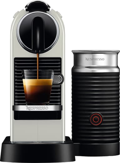 NESPRESSO® CitiZ & Milk kaffemaskin fra DeLonghi, Hvit