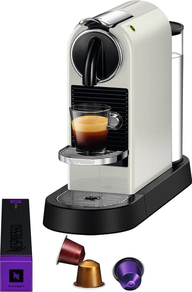 NESPRESSO® CitiZ kaffemaskin fra Delonghi, Hvit