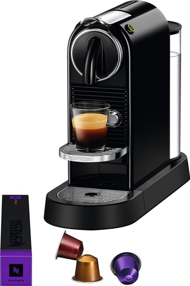 NESPRESSO® CitiZ kaffemaskin fra Delonghi, Sort - Elkjøp