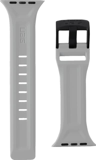 UAG Scout Apple Watch 44/42mm silikonreim (sølv)