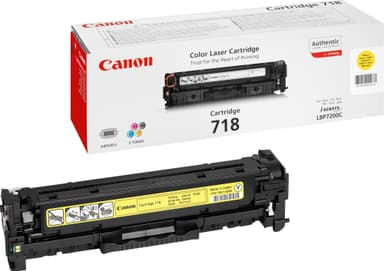 Canon 718 tonerkassett (gul)