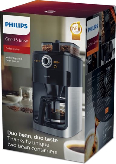 Philips Grind & Brew kaffetrakter HD7766