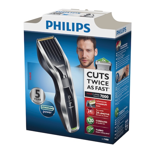 Philips Series 7000 hårklipper HC7450/80