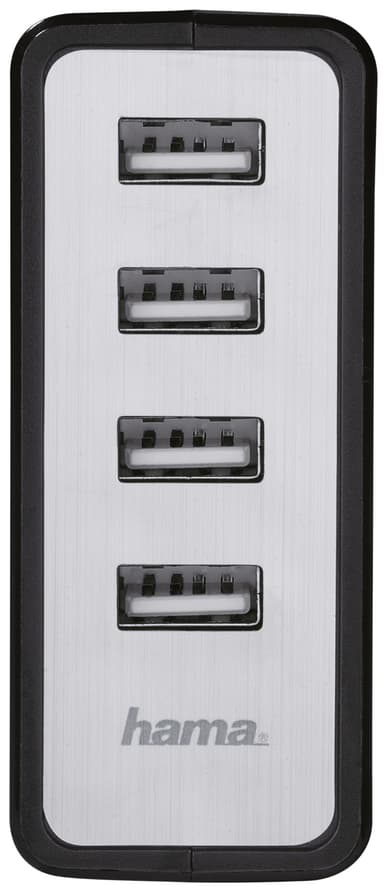 Hama AC-lader med 4 USB-porter