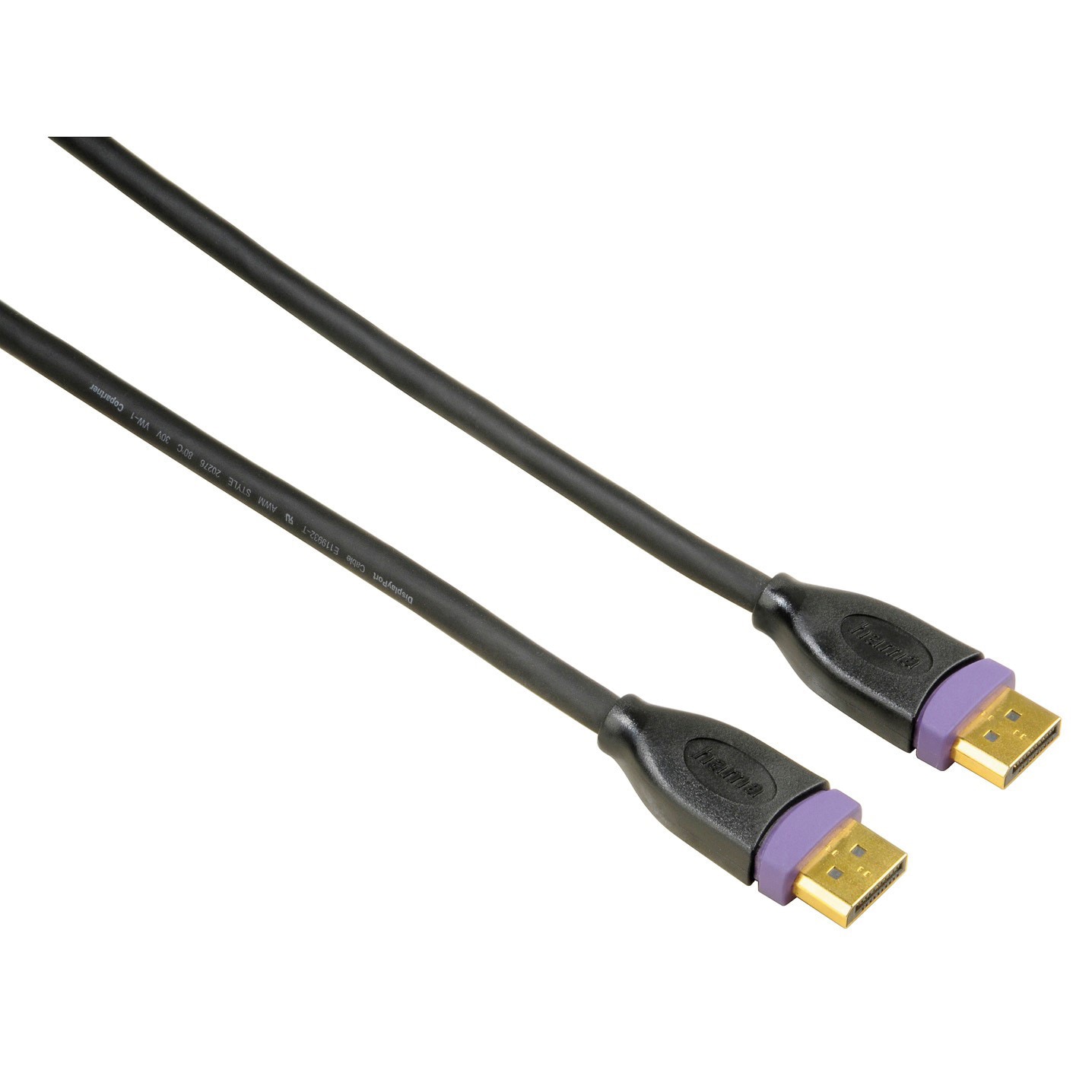 Hama Displayport Kabel 3 M Kabler Og Tilkobling Pc Og Nettverk Elkjop