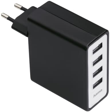 Hama AC-lader med 4 USB-porter