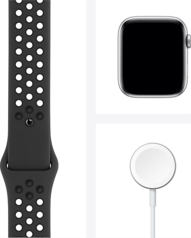 Apple Watch Nike Series 6 44mm GPS (stellargrå alu/antr. sportsreim)