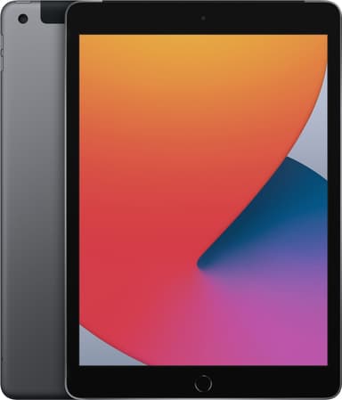 Bilde levert av Elkjøp iPad 10.2" (2020) 32 GB, LTE mobildata (stellargrå) 218155 - levert av Elkjøp