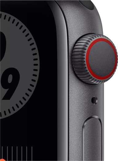 Apple Watch Nike Series 6 40mm GPS+4G LTE (grå alu/antr. sportsreim)