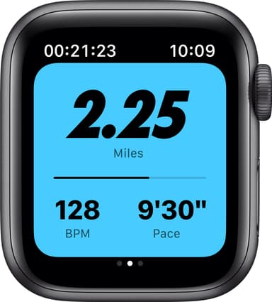 Apple Watch Nike Series 6 40mm GPS+4G LTE (grå alu/antr. sportsreim)