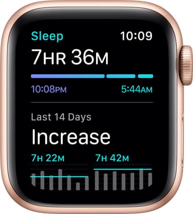 Apple Watch SE 40mm GPS (gullfarget alu/sandrosa sportsreim)
