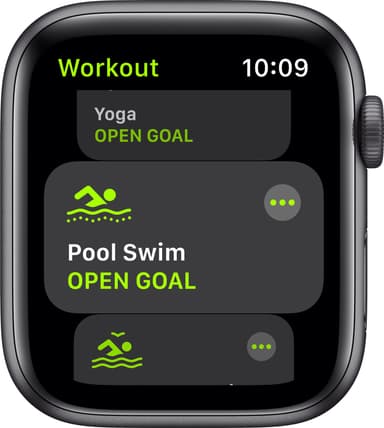 Apple Watch SE 44mm GPS (grå alu/sort sportsreim)