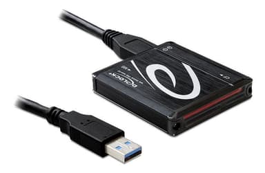 DeLOCK USB 3.0 Minnekortleser, ALL in 1, svart