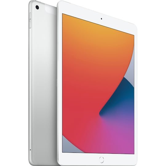 iPad 10.2" (2020) 32 GB, LTE mobildata (sølv)