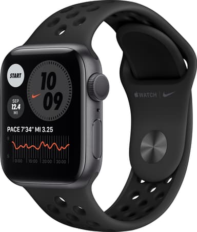 Bilde levert av Elkjøp Apple Watch Series 6 40mm GPS (sølv alu/hvit sportsreim) 218257 - levert av Elkjøp