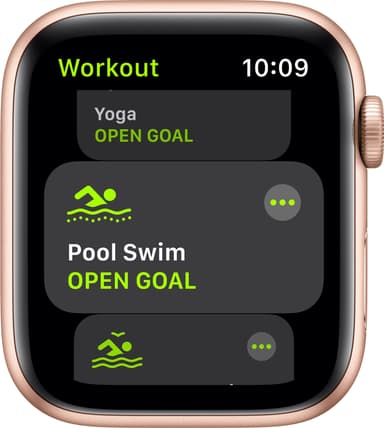 Apple Watch SE 44mm GPS (gullfarget alu/rosa sportsreim)