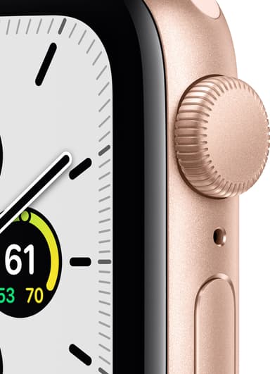 Apple Watch SE 40mm GPS (gullfarget alu/sandrosa sportsreim)