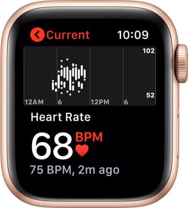 Apple Watch SE 40mm GPS (gullfarget alu/sandrosa sportsreim)