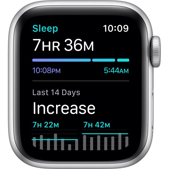 Apple Watch SE 40mm GPS (sølv alu/hvit sportsreim)