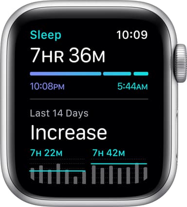 Apple Watch SE 40mm GPS (sølv alu/hvit sportsreim)
