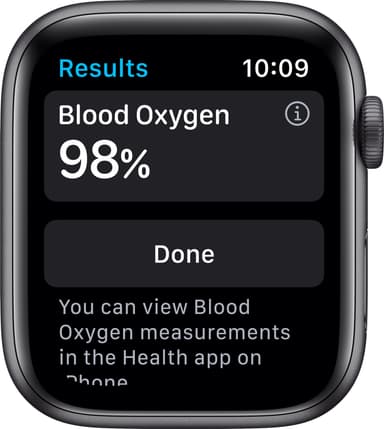 Apple Watch Series 6 44mm GPS (stellargrå/sort sportsreim)