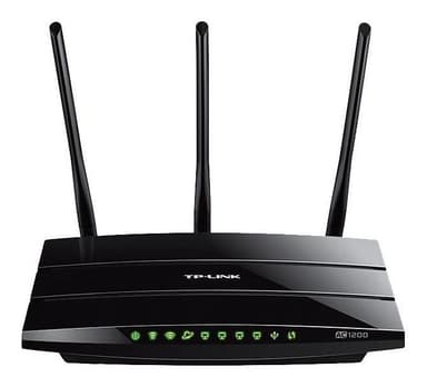 TP-Link Wireless Dual Band router, AC1200, 4xGigabit LAN, USB, black