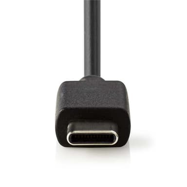 Vegglader | 3,0 A | Fast kabel | USB-Câ„¢ | Sort
