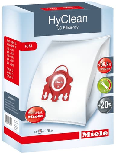 Miele HyClean FJM 3D støvsugerposer til Miele-støvsugerposer