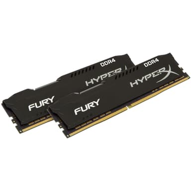 HyperX Fury Black DDR4 RAM minnebrikke 16 GB