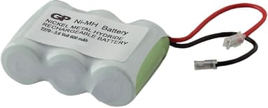 Oppladbare Ni-MH batteri 3.6 V 600 mAh 1-Blister