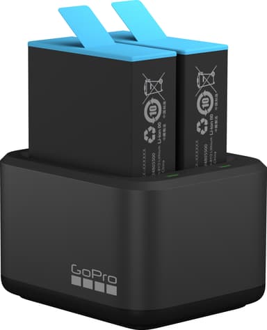 GoPro Hero 9 Black dobbel batterilader Elkjøp